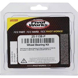 Pivot Works Kawasaki, Suzuki Wheel Bearing Kit Premium Bearings