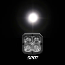Load image into Gallery viewer, XK Glow XKchrome 20w LED Cube Light w/ RGB Accent Light - Spot Beam