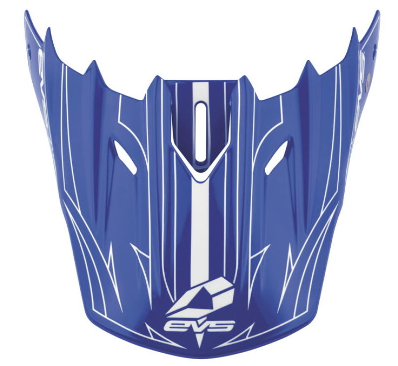 EVS T5 Pinner Visor - Blue/White