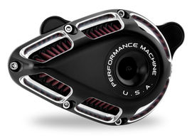 Performance Machine 23-Up CVO, 2024 Touring Jet Air Cleaner - Contrast Cut