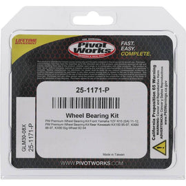 Pivot Works Kawasaki, Yamaha Wheel Bearing Kit Premium Bearings