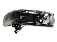 Load image into Gallery viewer, Raxiom 99-06 GMC Sierra 1500 Axial Series Headlights w/ LED Bar- Blk Housing (Clear Lens)