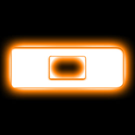 ORACLE Lighting Universal Illuminated LED Letter Badges - Matte Wht Surface Finish - D SEE WARRANTY