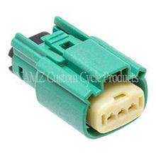 Load image into Gallery viewer, NAMZ 2007 VROD CAW/CD/CDX Main Harness Molex MX-150 3-Pos Male Connector - Green (HD 72540-07GN)