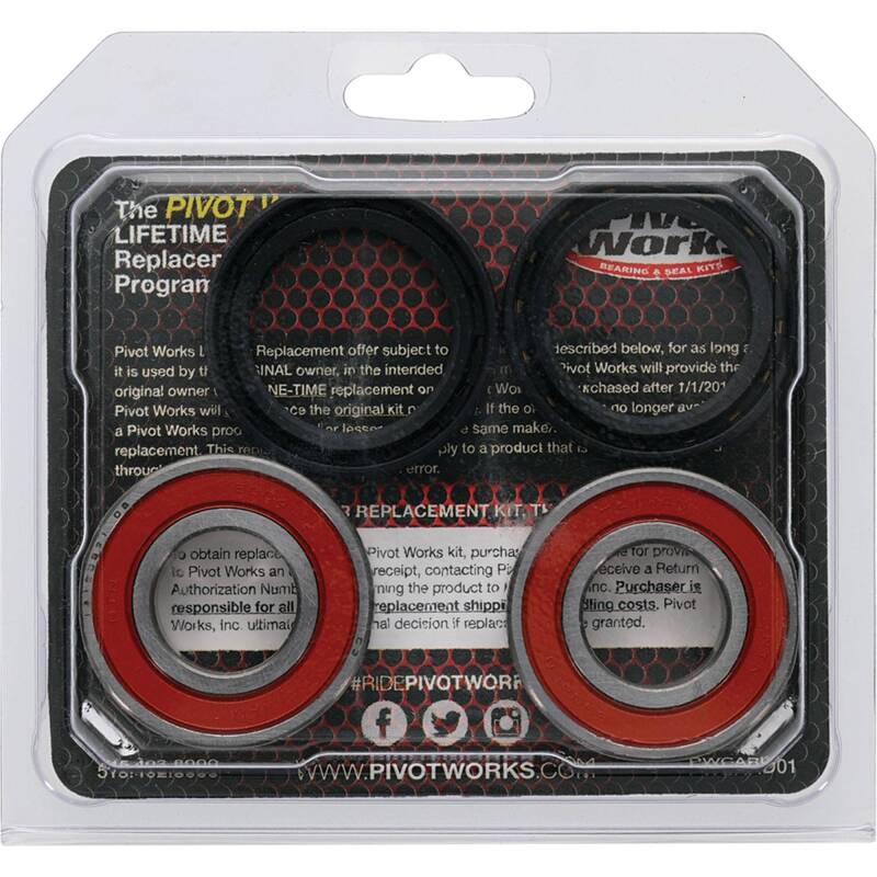 Pivot Works Aprilia, Kawasaki, Triumph Wheel Bearing Kit Premium Bearings