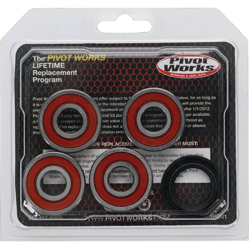 Pivot Works Suzuki Wheel Bearing Kit Premium Bearings