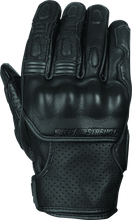 Load image into Gallery viewer, Speed and Strength Twist of Fate Leather Gloves Black - Small