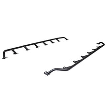Load image into Gallery viewer, Go Rhino SRM300 Dual Rail Kit (For 80x40in. Rack) - Tex. Blk (Rails ONLY - Req. Platform)