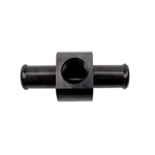 Load image into Gallery viewer, Wehrli 3/4in Hose Barb Straight w/ 1/2in NPT Port Billet Aluminum Adapter Fitting - Black Anodized