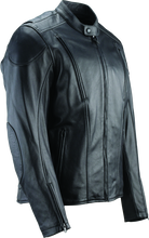 Load image into Gallery viewer, River Road Race Leather Jacket Black - Small