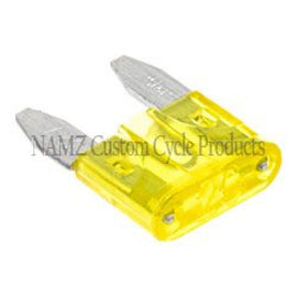 NAMZ 20-AMP MINI Fuse - 5 Pack (HD 72345-02)