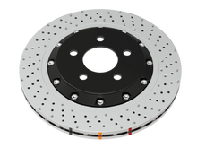 Load image into Gallery viewer, DBA 15-21 Nissan GT-R Nismo Front Left 5000 Series 2-Piece Drilled Rotor w/Black Hat