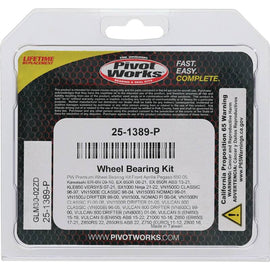 Pivot Works Aprilia, Kawasaki, Triumph Wheel Bearing Kit Premium Bearings