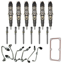 Load image into Gallery viewer, Industrial Injection 13-18 Dodge Ram 6.7L Injector Pack w/ Connecting Tubes &amp; Fuel Lines