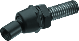 Kuryakyn Micro/Rhombus 15Degree Mounting Adaptor Satin Black