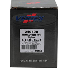 Load image into Gallery viewer, Vertex Piston 22-23 Fantic Motor XX 250 250cc +5.6mm Cast Big Bore Piston Kit 72mm. 295cc.