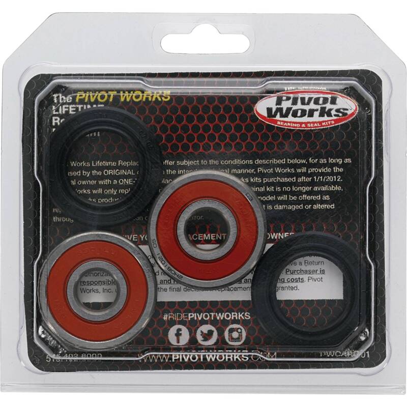 Pivot Works Honda Wheel Bearing Kit Premium Bearings