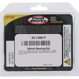 Pivot Works Honda, Suzuki Wheel Bearing Kit Premium Bearings