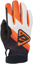 Load image into Gallery viewer, Answer 25 Peak Flo Gloves Black/Hyper Orange/White Youth - XS