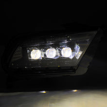 Load image into Gallery viewer, AlphaRex 13-14 Ford Mustang NOVA LED Proj Headlights Alpha-Blk w/Actv Light &amp; Seq.Sig / SB DRL