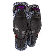 Load image into Gallery viewer, EVS Slayco96 Knee Guard Pair Ghost/Leopard - Small/Medium