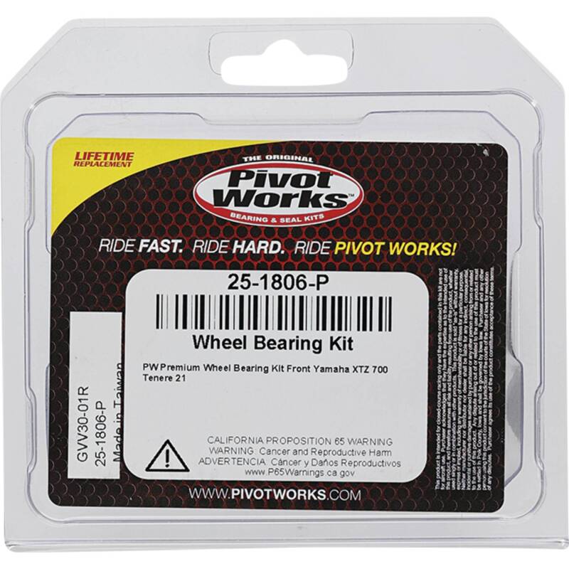 Pivot Works Yamaha Wheel Bearing Kit Premium Bearings