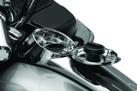 Kuryakyn Easy Fill Fuel Door Chrome