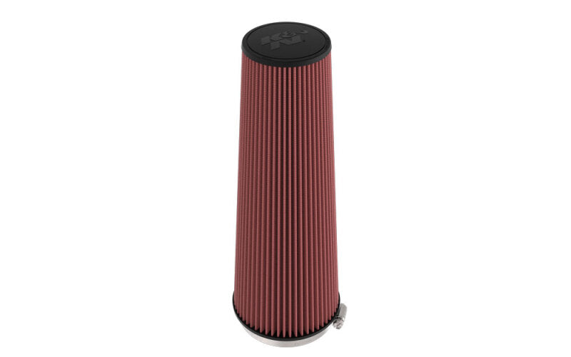 K&N Universal Clamp-On Air Filter 7-1/2in 6 DEG FLG 5in OD 20 1/8in H