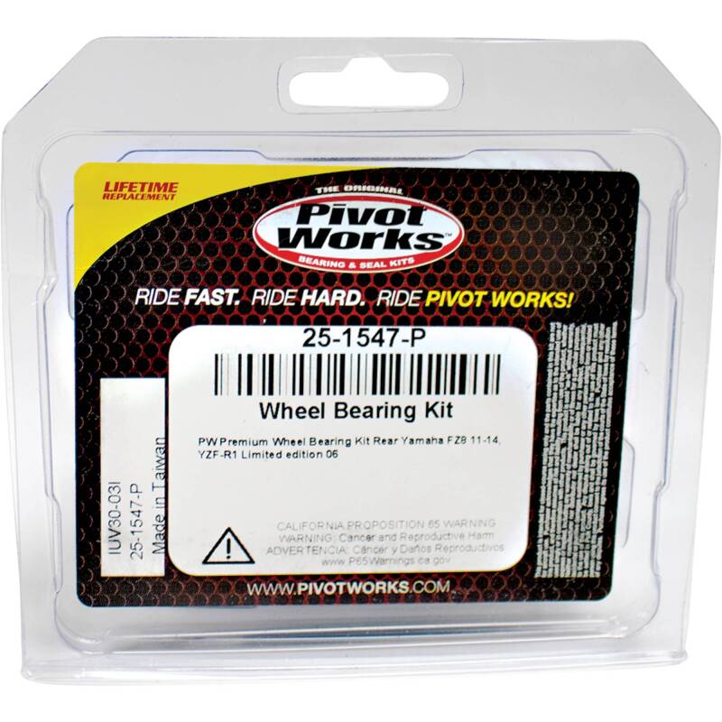 Pivot Works Yamaha Wheel Bearing Kit Premium Bearings