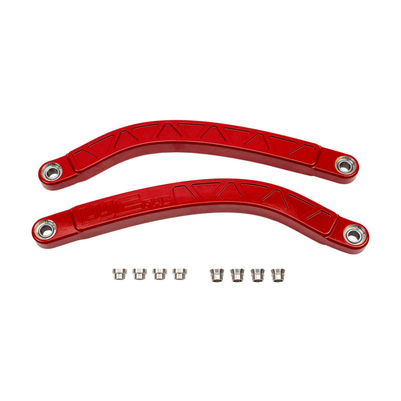 Wehrli 2019+ Honda Talon X High Clearance Lower Radius Rod Kit - Talon Red