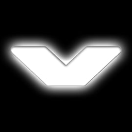 ORACLE Lighting Universal Illuminated LED Letter Badges - Matte Wht Surface Finish - V SEE WARRANTY