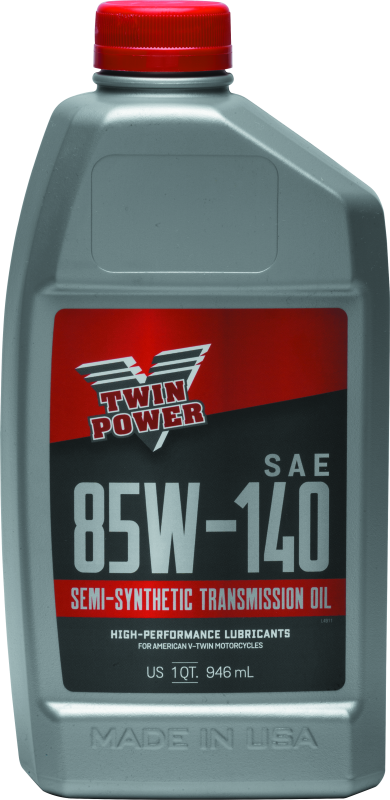 Twin Power 85W140 Semi-Synthetic Transmission Lube Quart