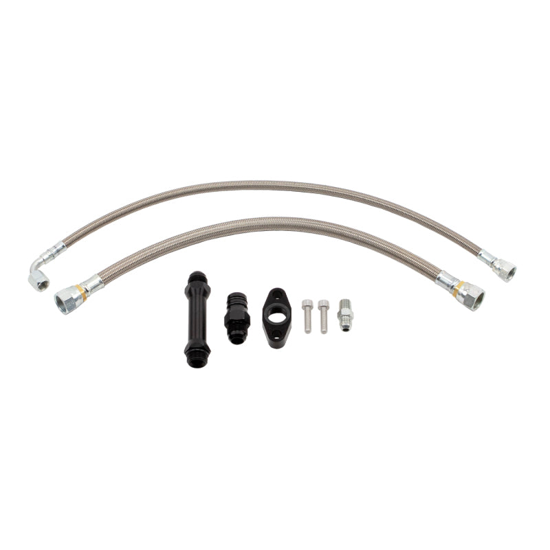 Wehrli Cummins High Mount 2nd Gen Turbo Swap Oil Line Kit