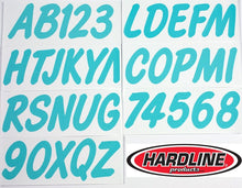 Load image into Gallery viewer, Hardline Boat Lettering Registration Kit 3 in. - 400 Mint Solid