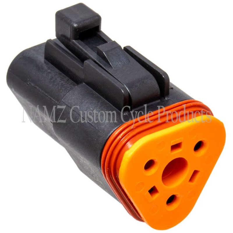 NAMZ Deutsch DT Series 3-Wire Plug & Wedgelock - Black (HD 72113-94BK)