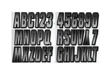 Load image into Gallery viewer, Hardline Boat Lettering Registration Kit 3 in. - 300 Silver/Black