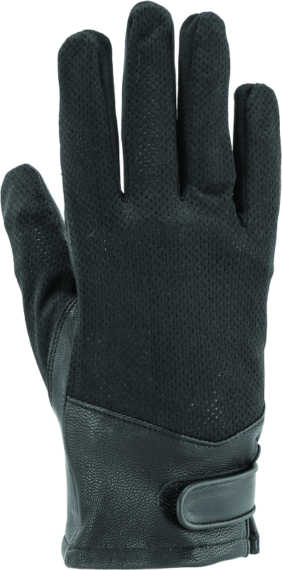 Kuryakyn Leather By River Road Pecos Leather Mesh Gloves Black Womens - XL