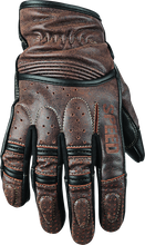 Load image into Gallery viewer, Speed and Strength Rust and Redemption Leather Gloves Brown - XL