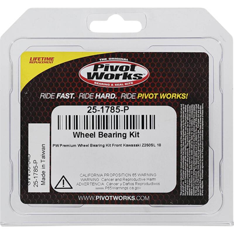 Pivot Works Kawasaki Wheel Bearing Kit Premium Bearings