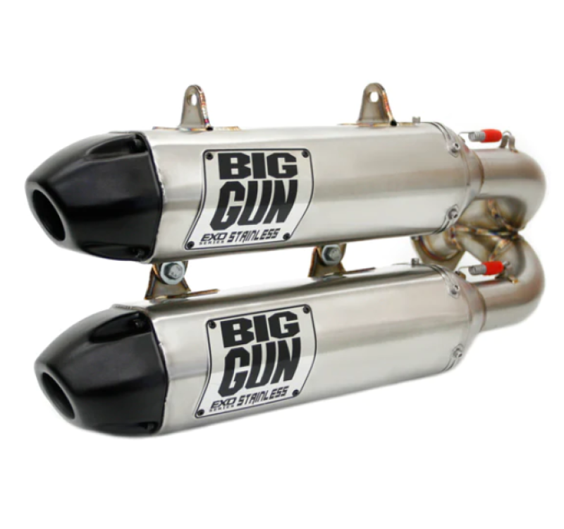 Big Gun 18-22 Polaris RZR RS1 EXO Stainless Dual Slip On Exhaust