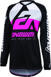 Answer 23 Syncron CC Jersey Black/White/Rhodamine Youth - XS