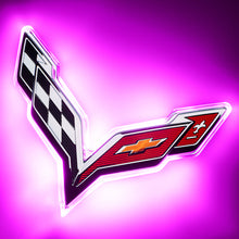 Load image into Gallery viewer, Oracle Corvette C7 Rear Illuminated Emblem - Pink NO RETURNS