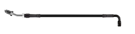 Goodridge 74in Universal Clutch Line w/Blk Zinc Fittings & Blk Hose - 90Deg Banjo w/20Deg 7/16 UNF