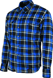 Speed and Strength Black 9 Moto Shirt Blue/Black - Small