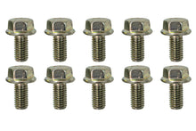 Load image into Gallery viewer, Moroso M8-1.25 x 16mm Non-Serrated Zinc Flange Bolt  - 10 Pack