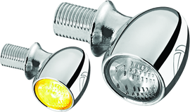 Kuryakyn Kellerman Atto Clear Lens Amber Chrome