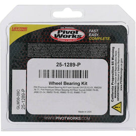 Pivot Works Suzuki Wheel Bearing Kit Premium Bearings