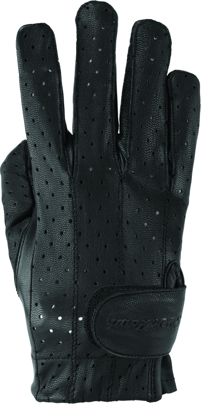 Kuryakyn Leather By River Road Tucson Leather Perforated Gloves Black Womens - Small