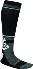 Answer Moto Socks Black Youth - Large/XL
