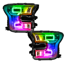 Load image into Gallery viewer, Oracle Ford F-150 15-17 Projector Headlight Halo Kit - ColorSHIFT w/ 2.0 Controller SEE WARRANTY
